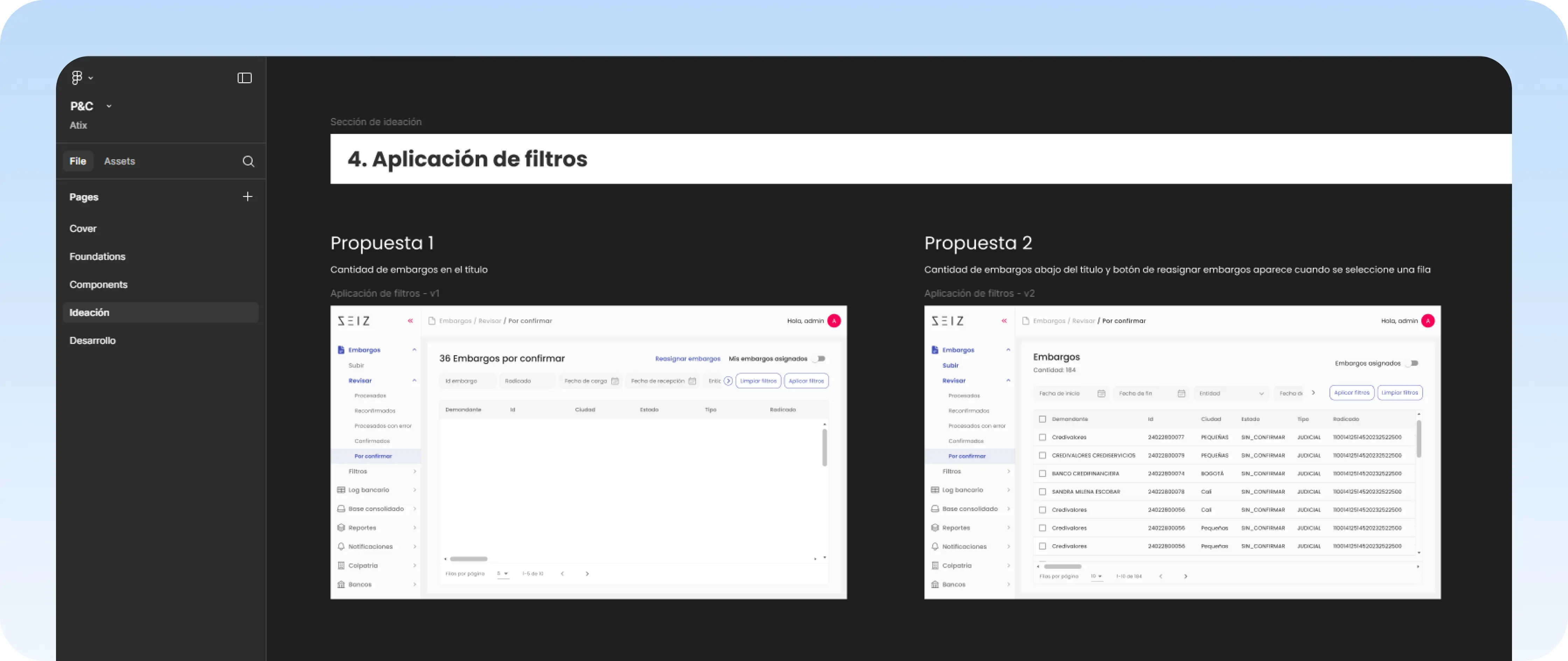 Validación e iteración